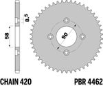 JT 420SR - 15/34 - 98 Standard stålkrone Kædesæt