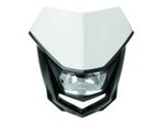 Placa de farol Halo branco preto