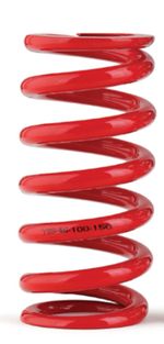 Ressorts de fourche Ressort d'amortisseur 250mm - 80-116Nm rouge