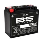 Batería SLA YTX20-BS cerrada tipo ácido sin mantenimiento/lista para usar