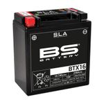 Batterie SLA YTX16-BS/BTX16 ferme Type Acide Sans entretien/prête à l'emploi
