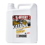 Aceite de motor FULL POWER KATANA - 10W40 100&nbsp;% sintético - 4 litros + 1 litro gratis