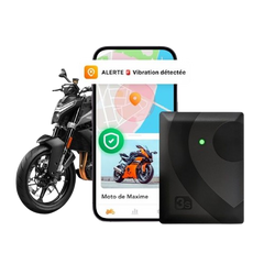 Traceur GeoRide 3s - Tracker GPS - Alarme connectée - Détection radar en sous-sol