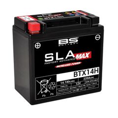 SLA MAX YTX14H/BTX14H chiusa Tipo Acido Senza manutenzione/Pronto all'uso