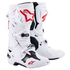 TECH 10 - SUPERVENTED - WHITE / BRIGHT RED 2023
