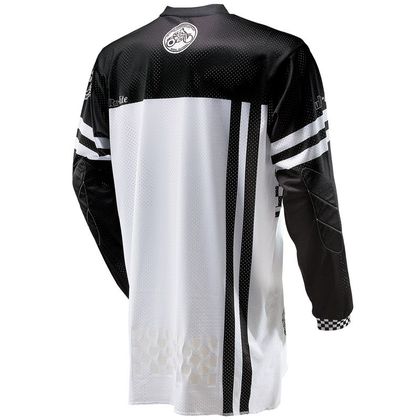 Camiseta de motocross O'Neal ULTRA LITE '70 ML  BLACK WHITE 2023 - Negro / Blanco