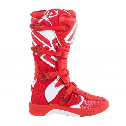 Bottes cross Acerbis X-TEAM RED WHITE 2023 - Rouge / Blanc