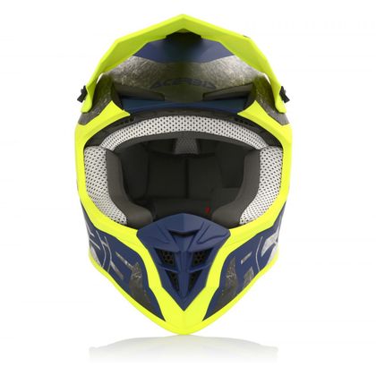 Casco de motocross Acerbis LINEAR YELLOW/BLUE 2023 - Amarillo / Azul