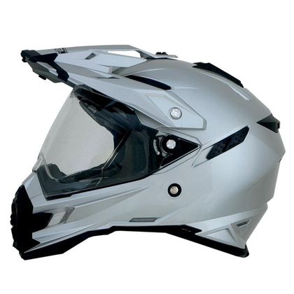 Casco AFX FX41DS SOLID SILVER