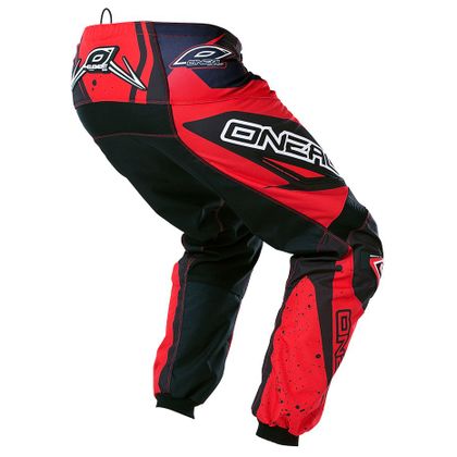 Pantalón de motocross O'Neal ELEMENT RACEWEAR  NEGRO ROJO 2017