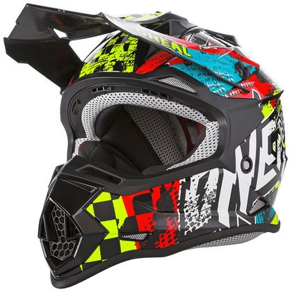 Casque cross O'Neal 2 SRS - YOUTH WILD - MULTI GLOSSY Ref : OL1262 