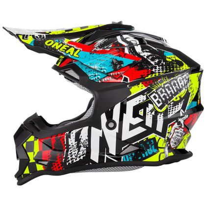 Casque cross O'Neal 2 SRS - YOUTH WILD - MULTI GLOSSY