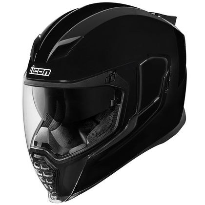 Casque Icon AIRFLITE - GLOSS SOLIDS - Noir Ref : IC0576 