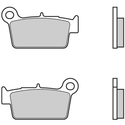 Plăcuțe de frână Brembo Organique arrière Ref: 07YA4135 / 07YA41TT