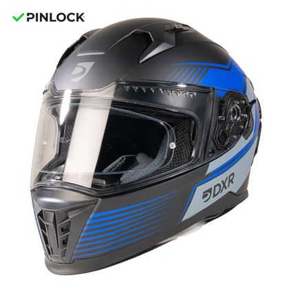 Casque intégral DXR EROS NEO - Noir / Bleu Ref : DX0735