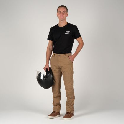 Pantalon Moto DXR ADAM - Beige / Marron