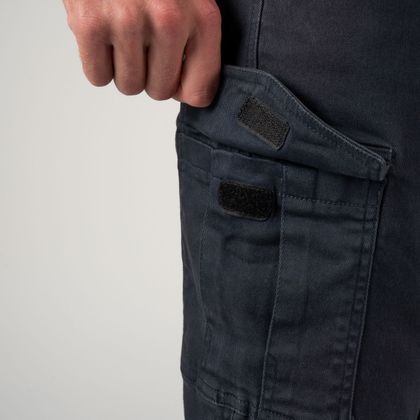 DXR ALPHA Motorbike Trousers - Blue / White