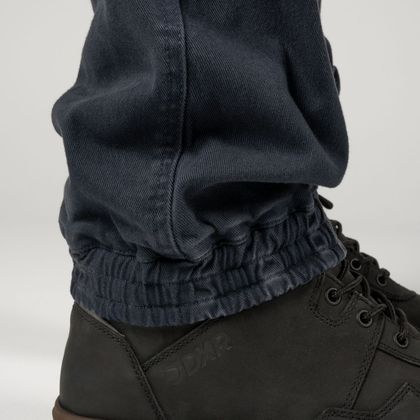 DXR ALPHA Motorbike Trousers - Blue / White