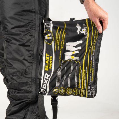 Surpantalon moto DXR BLAST - NIVEAU A - Noir