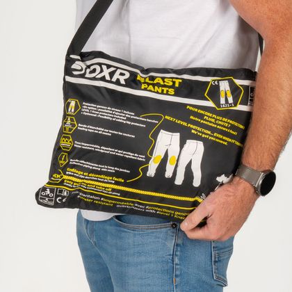 Surpantalon moto DXR BLAST - NIVEAU A - Noir