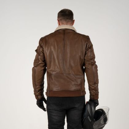 Blouson Moto DXR ALBATROS - Marron