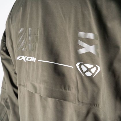 Blouson Moto Ixon M-QUARTER - Vert / Noir