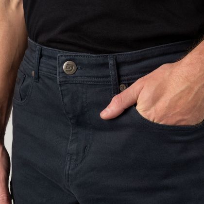 DXR ALPHA Motorbike Trousers - Blue / White