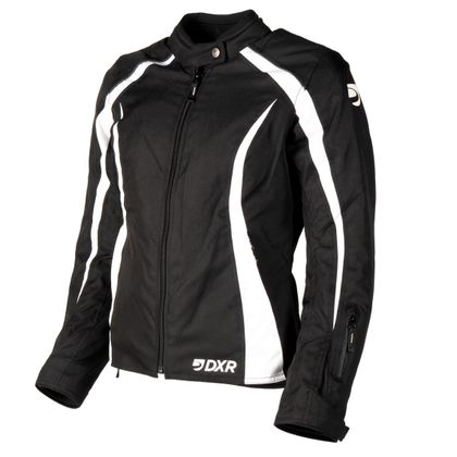 Blouson Moto DXR MANDALA - Noir / Blanc Ref : DXR0267