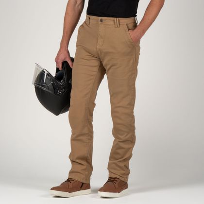 Pantalon Moto DXR ADAM - Beige / Marron