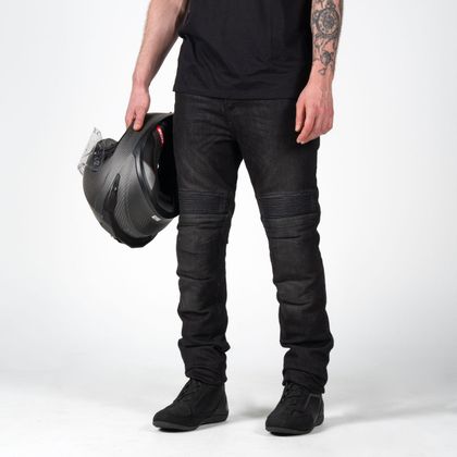 DXR KAPTOR Motorradhose - Slim - Schwarz