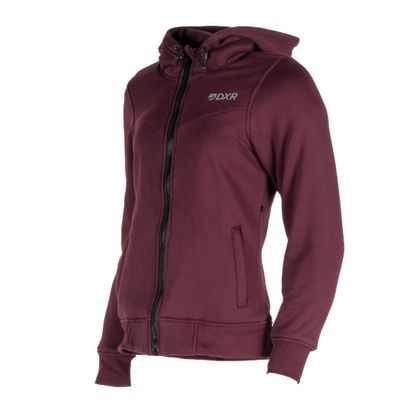 DXR FLEEZ DAME Motor sweater - Rood / Zwart Ref: DXR1050-C50732