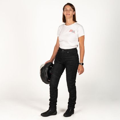 DXR DIVA DENIM Motorradjeans - Slim - Schwarz