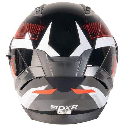 DXR EROS VOX Integralhelm - Schwarz / Rot