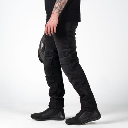 DXR KAPTOR Motorradhose - Slim - Schwarz