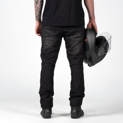 DXR KAPTOR Motorradhose - Slim - Schwarz