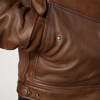 Blouson Moto DXR ALBATROS - Marron