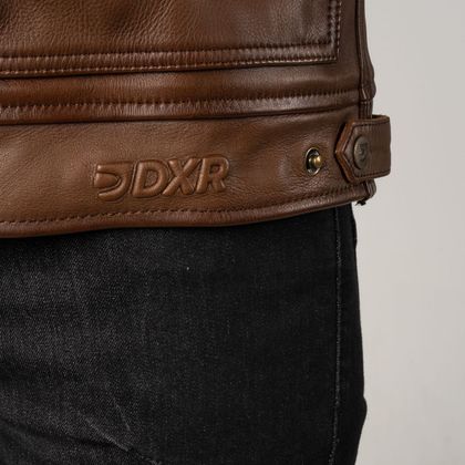 Blouson Moto DXR ALBATROS - Marron