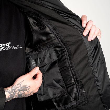 Blouson Moto DXR MANDALA - Noir / Blanc