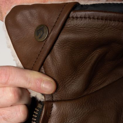 Blouson Moto DXR ALBATROS - Marron