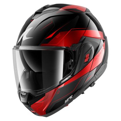 Shark OXO MEKARIUM Modulair helm - Zwart / Grijs