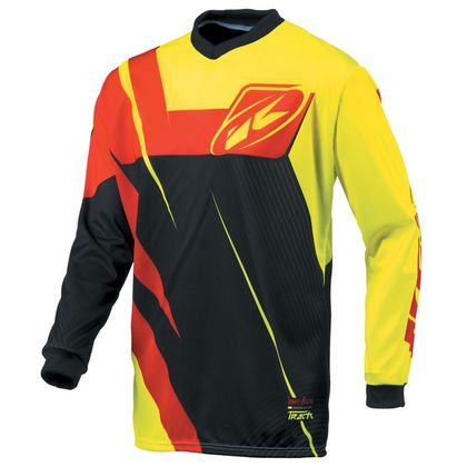 Camiseta de motocross Kenny TRACK EDICIÓN LIMITADA ML 2015 AZUL NEGRO AMARILLO FLÚOR ROJO  Ref : KE0232 