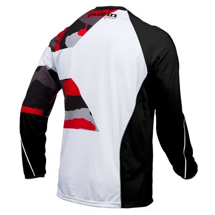 Camiseta de motocross Pull-in FIGHTER 2016 CAMO NEGRO BLANCO ROJO 