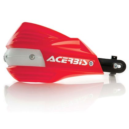 Protèges-mains Acerbis X-FACTOR universel - Rouge / Blanc Ref : AE1414 