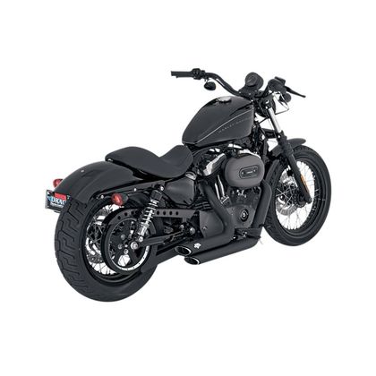 Escape completo Vance & Hines Shortshots Staggered black mat