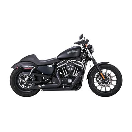 Escape completo Vance & Hines Shortshots Staggered black mat