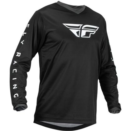 Camiseta de motocross Fly F-16 2023 - Negro / Blanco Ref : FL1488 
