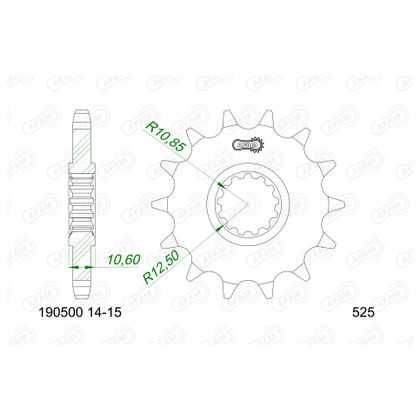 AFAM 525 Type Staal Kettingkit