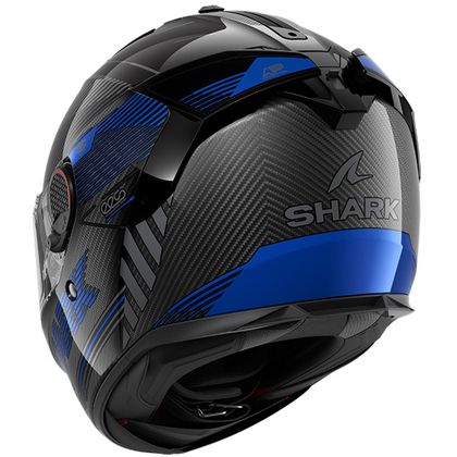 Integrální helma Shark SPARTAN GT PRO Carbon AXIUM - Karbon / Modrá