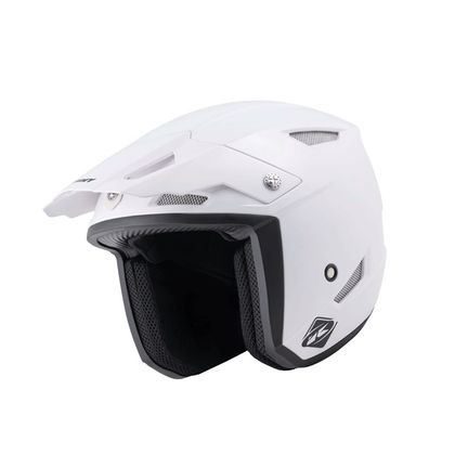 Casque trial Kenny TRIAL UP SOLID WHITE 2023 Ref : KE1581 