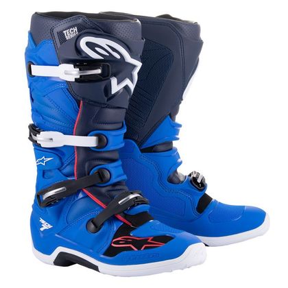 Botas de motocross Alpinestars TECH 7 2023 - Azul / Azul Ref : AP0328 